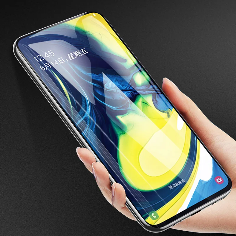 Закаленное стекло 9D для Samsung Galaxy A50 A70 A80 A90 A20 A30 A10 A60 A40 Защита экрана A8 A7 A9