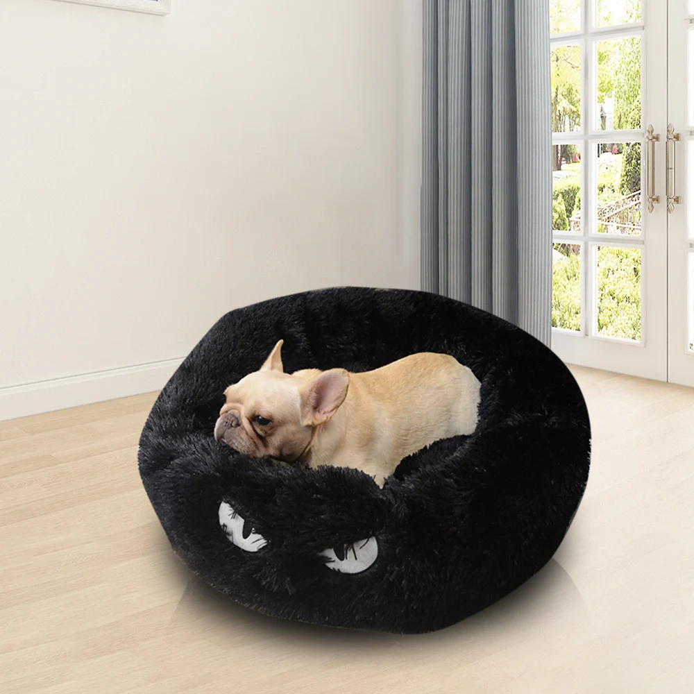 Long Plush Round Dog Bed Kennel Washable Pets House Soft Cotton Mats Sofa For Small Large Dog Chihuahua Pet Basket Pet Bed Long Plush Round Dog Bed Kennel Washable Pets House Soft Cotton Mats Sofa For Small Large Dog Chihuahua Pet Basket Pet Bed
