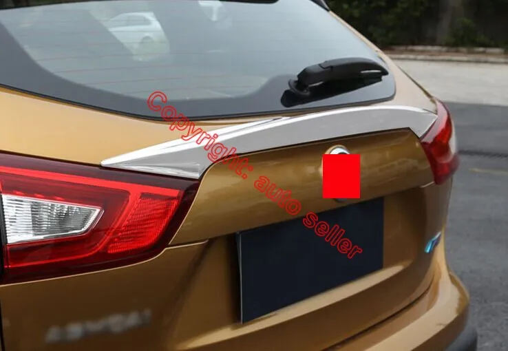 Для Nissan Qashqai J11- ABS Хромированная задняя дверь крышка багажника отделка наружные молдинг наклейки