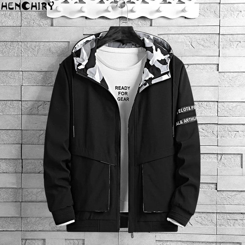 

HENCHIRY Men's Jacket Winter Coat Jacket puls size Slim Covered Casual winter jacket men Windproof jacket Parka Men Outwear 8XL
