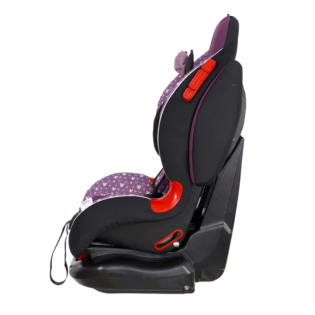 Детское автокресло  SIGER серия Кокон ISOFIX Минни Маус звезды, фиолетовый