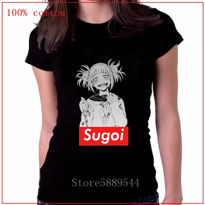 Ahegao Waifu Toga Sugoi Boku No Hero academic футболка Kawaii аниме мультяшная Япония забавная уличная