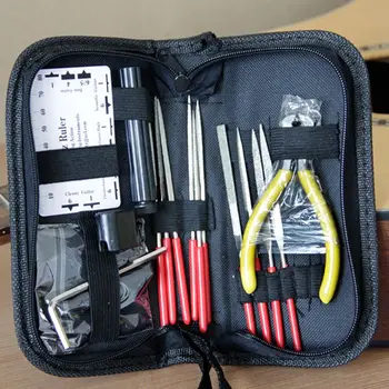 

Guitar Professional Parts Tools / 1 set Nursing Kit Bakelite Guitar Repair Kit Guitar Repair Cleaning Kit Guitar Punch File