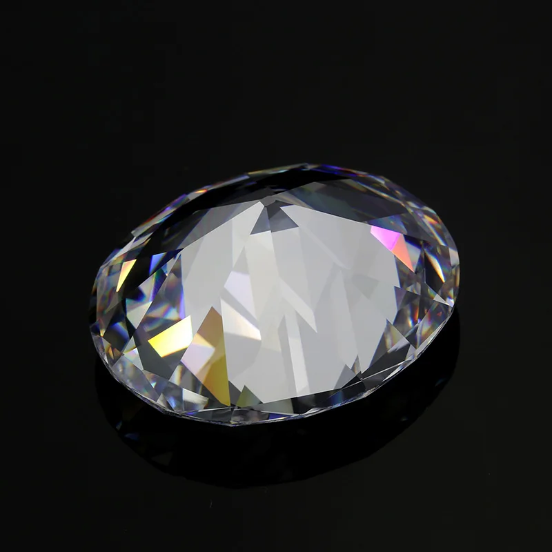 The Hope Dia mond 191ct 30*35mm white color oval shape cubic