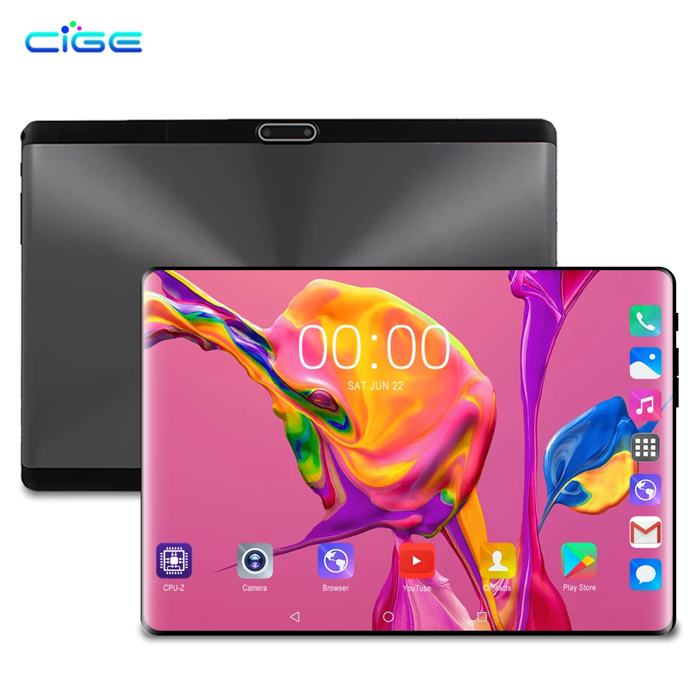 

10.1 Inch Tablet PC android 9.0 Phone call 4G Lte 1920x1200 FHD Resolution 10 Core 6GB RAM 64GB ROM Tablets Dual band wifi