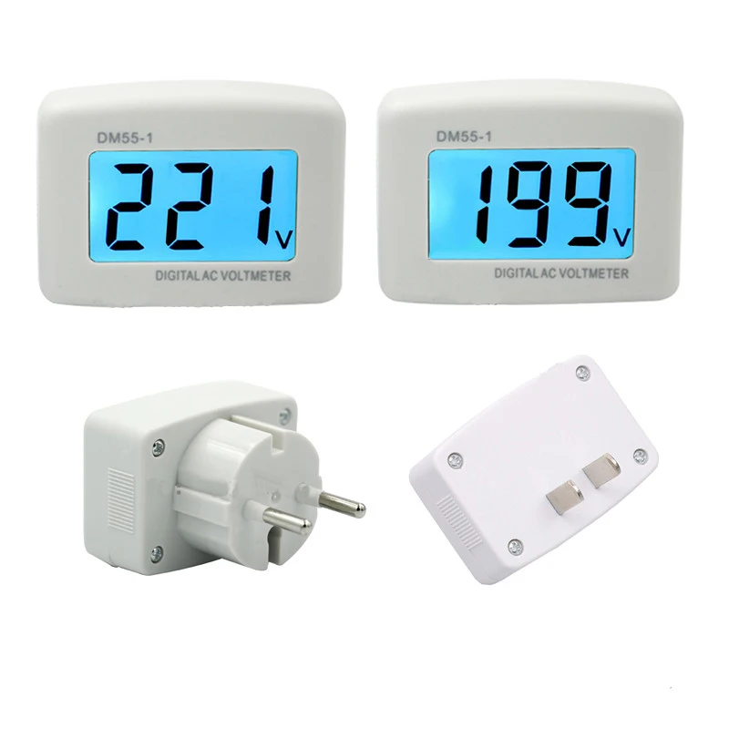Digital ac voltmeter dm55-1. Цифровой термометр со светодиодным дисплеем xh-b310 dc, 12 в. Вольтметр 110. Вольтметр и амперметр цифровой 220. Power monitor module ac meter panel купить.