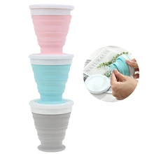 100 мл Складная портативная силиконовая Питьевая Складная кофейная чашка многофункциональная Складная силиконовая чашка дорожная бутылка для воды