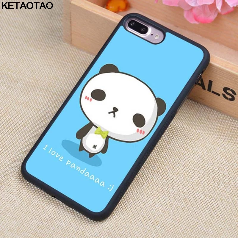 KETAOTAO с милым оригинальным рисунком животное панды телефона чехол s для samsung S3 S4 S5 S6 S7 S8 S9 Примечание 5 7 8 чехол мягкий резиновый чехол из ТПУ силикона - Цвет: Оранжевый