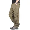 Men's Cargo Pants Casual Loose Multi Pocket Military Pants 2022 High Quality Long Trousers for Men Camo Joggers Plus Size 30-40 ► Photo 3/6