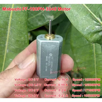 

3 pcs Mabuchi FF-180-PH Motor DC 3V 6V 19500RPM High Speed Metal Brush DIY Shaver SS