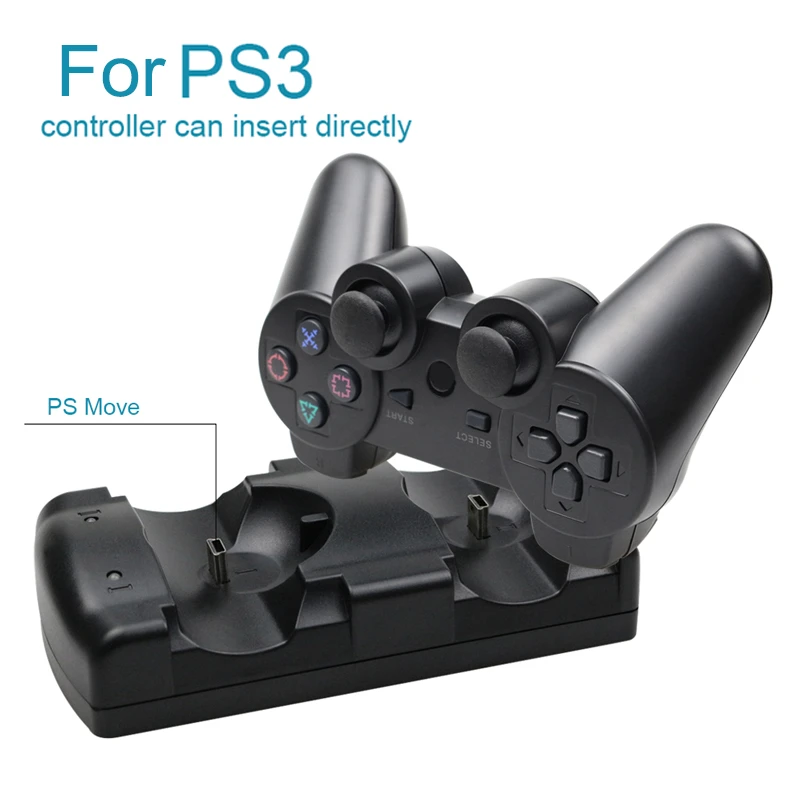 For Sony Ps3 For Move Controller Charger Usb Cable Powered Charging Dock For Playstation 3 Move Joystick Gamepad Controle Chargers Aliexpress