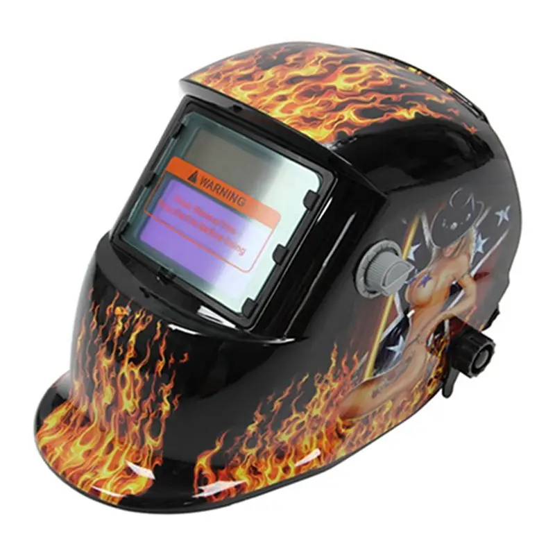GTBL kask spawalniczy Solar automatyczne przyciemnianie do spawania mig tig ARC maska spawalnicza płomień i dziewczyna GS8D GTBL kask spawalniczy Solar automatyczne przyciemnianie do spawania mig tig ARC maska spawalnicza płomień i dziewczyna GS8D