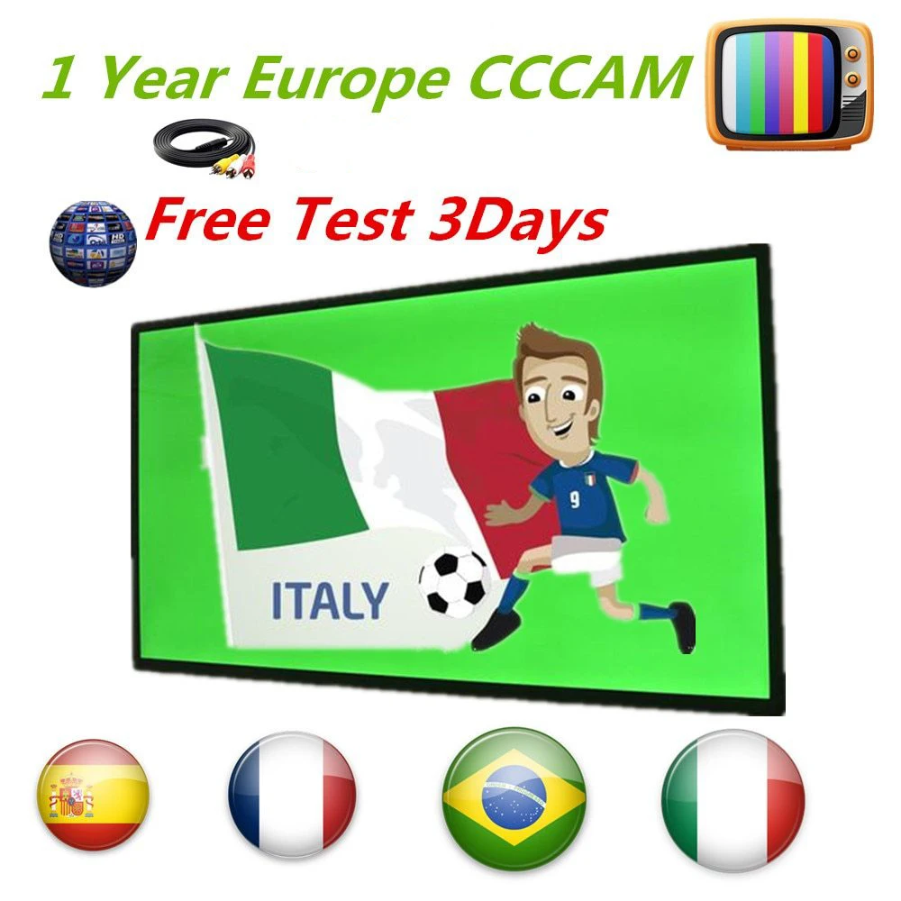 CCCam Cline 1 год 8 линия Европа CCCAM серверные линии Испания Польша Португалия Германия