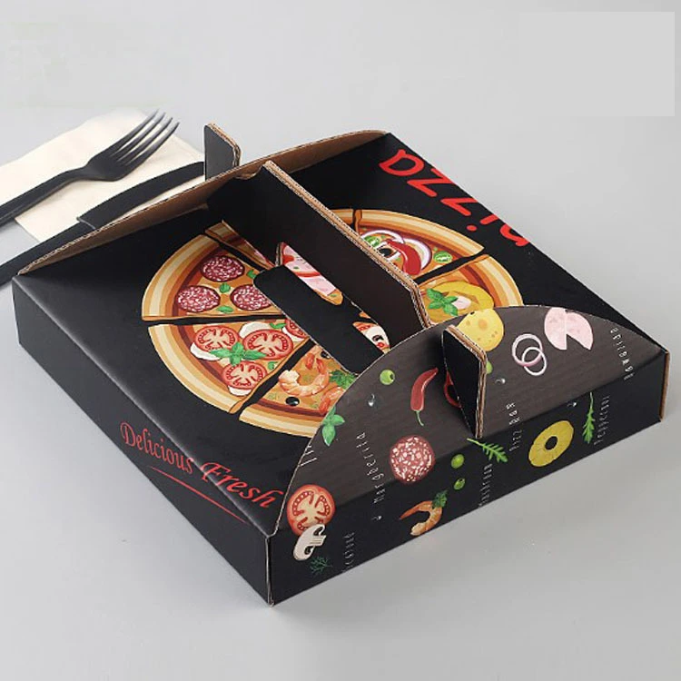 Gentle Meow Pack Of 50 Plain Pizza Boxes (7 Inch) Disposable Paperboard