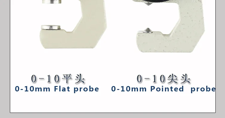 Dial Thickness Gauge 0-10-20mm Leather Paper Thickness Meter Tester Accuracy 0.1mm