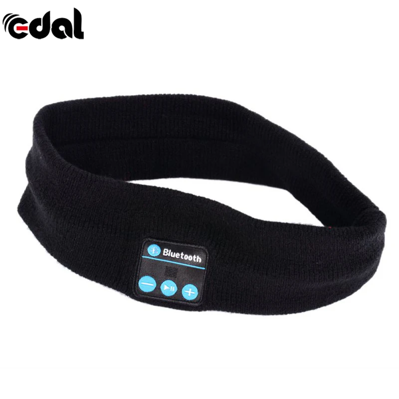 EDAL Bluetooth музыка оголовье вязаные головной убор для сна Наушники Динамик гарнитура S2