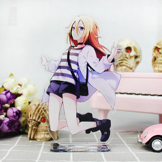 1 pçs novo anime anjos da morte acrílico suporte modelo ray & zack mesa  decoração placa titular figura de ação brinquedos fãs coleção presentes -  AliExpress