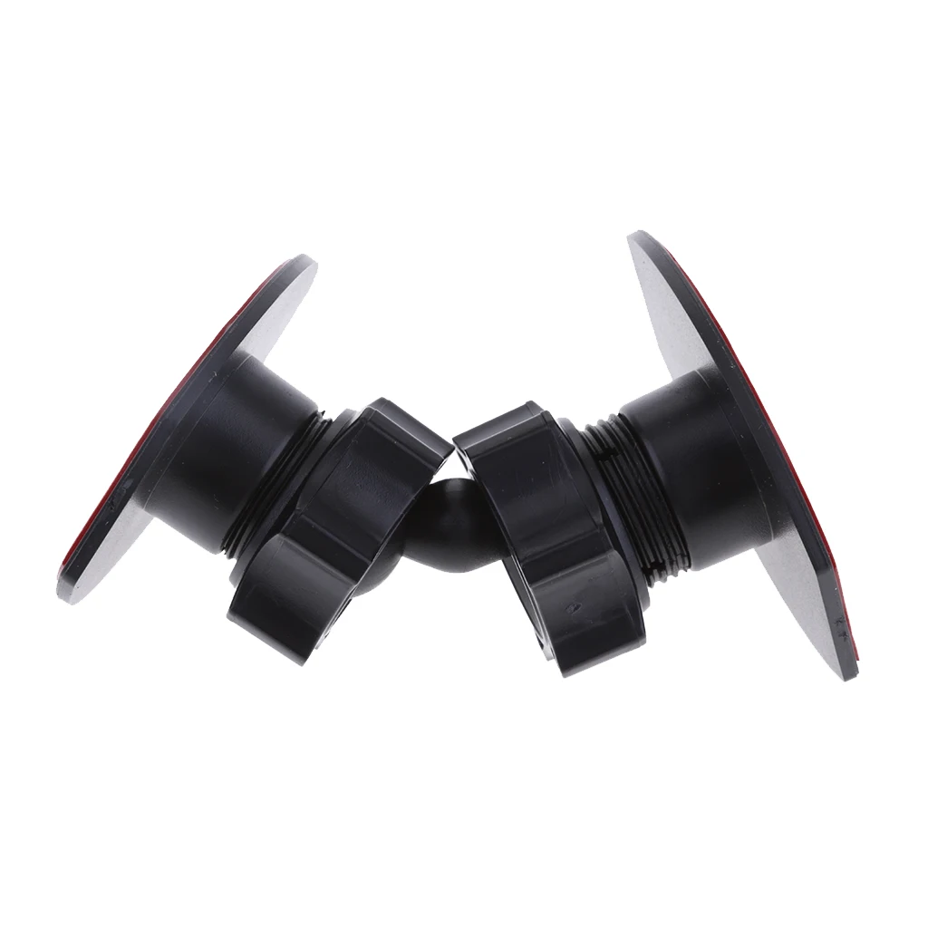 Pair Universal 360 Degree Rotating Bracket Car Phone Holder Adhesive Mount Stand Bracket