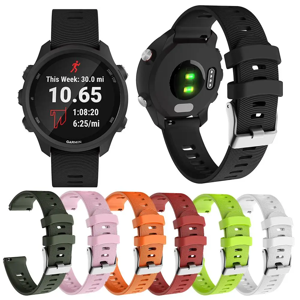 

20mm Replacement Sport Silicone Watchband Strap Bracelet watches Strap Compatible for Huawei Gar-min Sam-sung Smart Watch/Watch