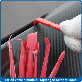 

13pcs Car Sticker Vinyl Wrap Film Squeegee Scraper Tools Kit Cutter Knife Car Styling Car Stickers Installation Auto Accessories