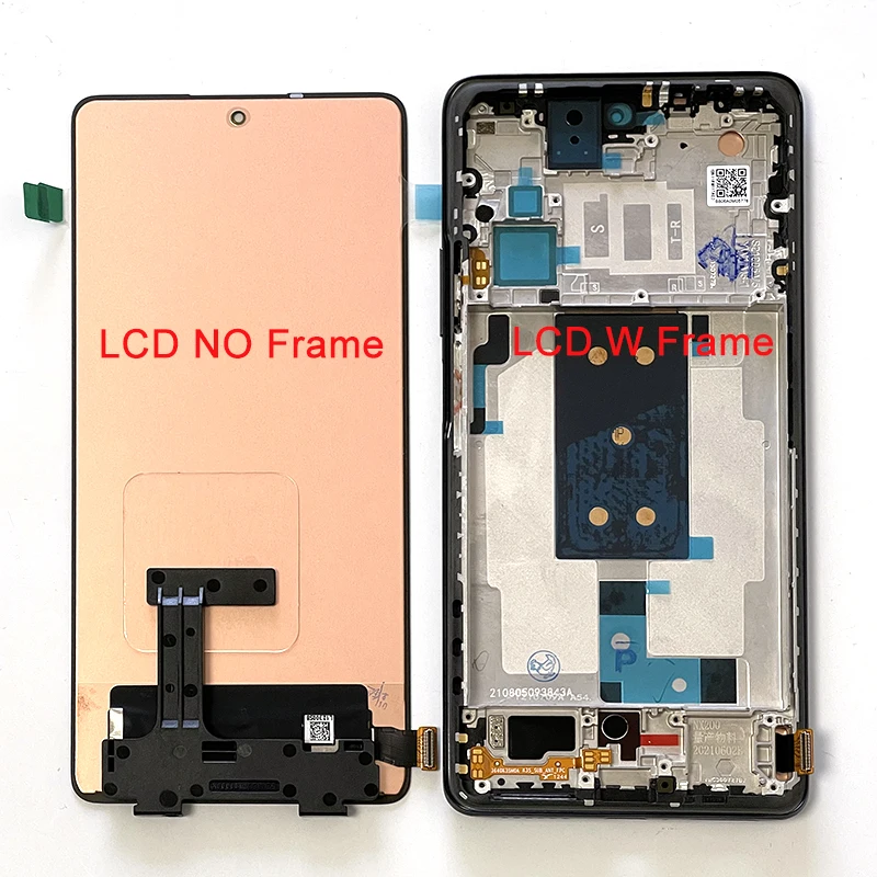 ЖК-дисплей AMOLED 6 67 дюйма для Xiaomi 11T Mi11T сенсорный экран с дигитайзером и рамкой Pro Mi