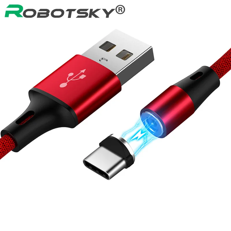 

Magnetic USB C Cable for Huawei Fast Charging Micro USB Cable Magnet Charger USB Type C Cable For Xiaomi for Redmi K20 Samsung