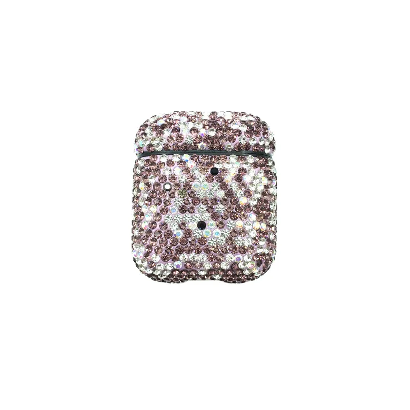 Блестящие стразы шикарные бриллианты Жесткий Чехол для iPhone защитный чехол для airpods Bluetooth чехол для наушников сумка