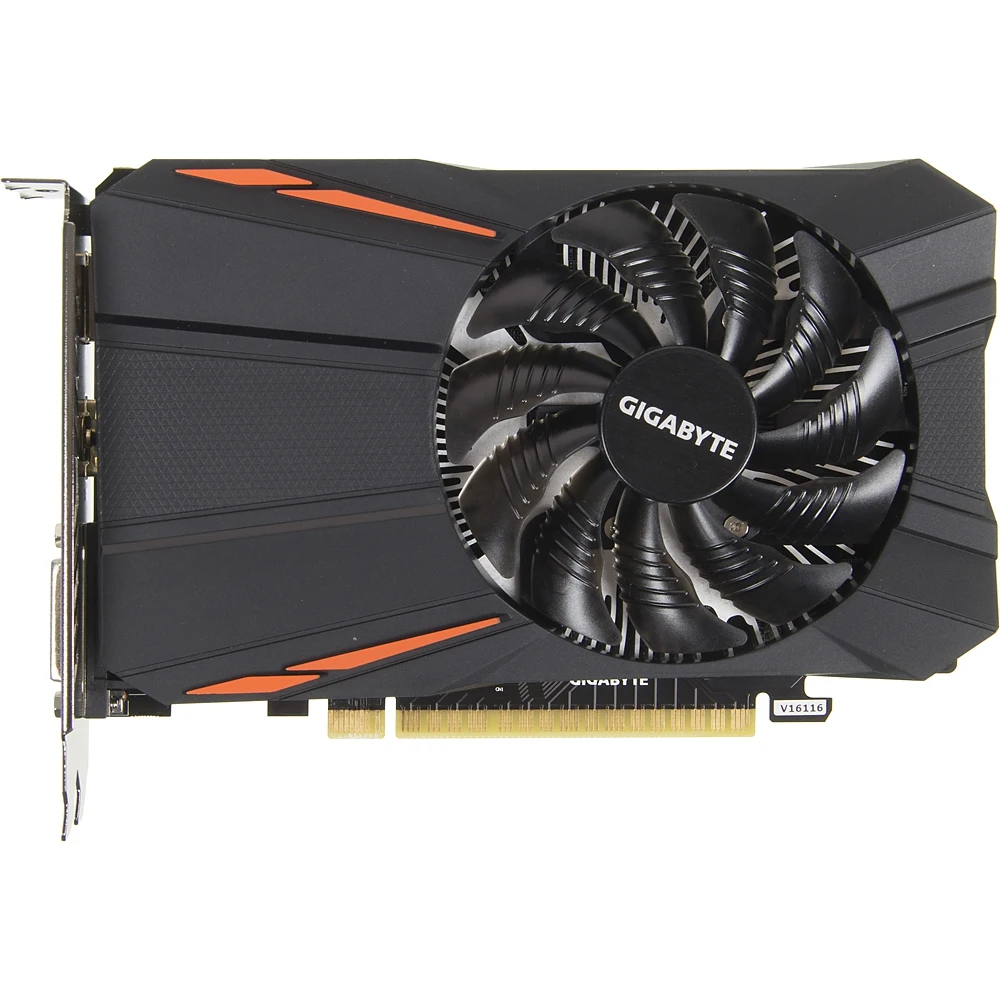 Видеокарта Gigabyte PCI-E GV-N1050D5-2GD NV GTX1050 2048Mb 128b GDDR5 1354/7008 DVIx1/HDMIx1/DPx1/HD