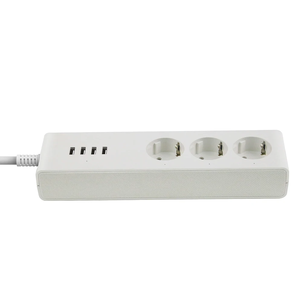 Умная лента питания для дома, Wi-Fi розетка, 3 розетки переменного тока, 4 usb порта, стандарт ЕС, интеллектуальное домашнее питание