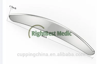 RBGTA-4 iastm нержавеющая сталь Gua Sha Набор инструментов Guasha доска 4 шт. в наборе - Цвет: RBGTA-4