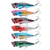 1 pièces Gros Popper Leurre De Pêche appâts de pêche artificiels Crankbait Wobblers en acier à haute teneur en carbone crochet De Pêche Leurres ► Photo 2/6