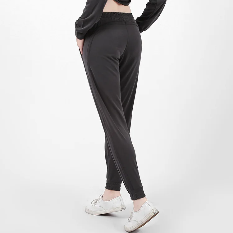 Леггинсы для бега штаны йоги новые свободные дышащие спортивные женские уличные