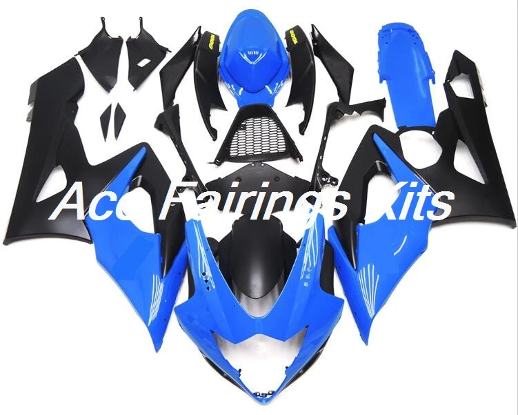 Топ обтекатели комплект подходит для Suzuki GSXR1000 GSXR-1000 K5 05 06 2005 2006 ABS пластик мотоцикл обтекатель капот на заказ синий