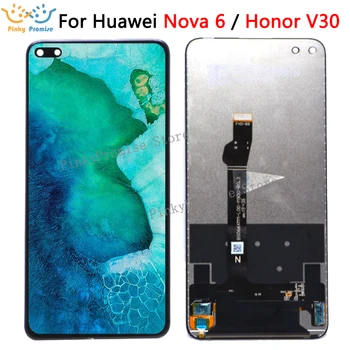 

For Huawei Honor V30 LCD Display Touch Screen Digitizer AN00 View 30 Assembly Replacement For Huawei Nova 6 LCD