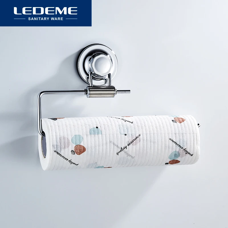 Ledeme Toilet Roll Holder Stand Organizer Towel Hanger Rack