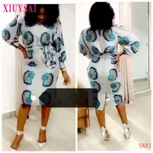 XIUYSAI африканская восковая кружевная ткань с лентой из органзы нигерийский воск Анкара ткань с принтом 4+ 2 ярда SK81