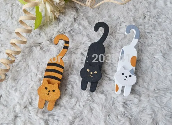20 упаковок/партия, корейский стиль, длинный хвост, Новое поступление, зажимы для открыток, вечерние, свадебные украшения, крючок, зажим для кошки, три в комплекте