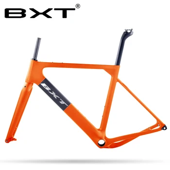 

Full Carbon Gravel Bike Frame Fit Max 700C*40 Road or 27.5er*2.1 MTB tire frame Disc Brake Gravel Frameset Bici Hardtail Frame