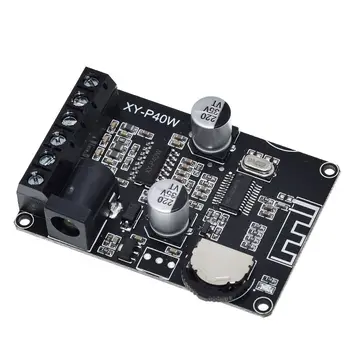 

bluetooth 5.0 Audio Digital Power Amplifier Board 40Wx2 Dual Channel Stereo DIY Amplifier Modele with Remoto Control 5-24V DC