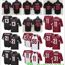 Сшитые мужские футболки Аризона Ларри фитцджералд Патрик Питерсон Дэвид Джонсон Патрик Тиллман игровая цветная Футбольная форма