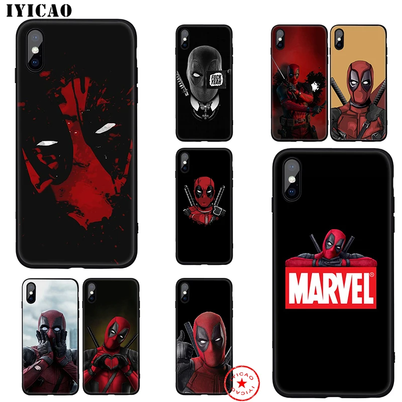 IYICAO Deadpool Dead pool Marvel мягкий чехол для iphone 11 Pro Xr Xs Max 6 6s 7 8 Plus 5 5S Se силиконовый TPU |