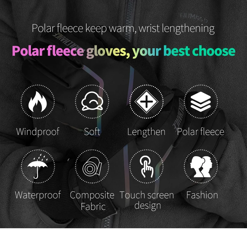 CoolChange, велосипедные перчатки, зимние, термальные, водонепроницаемые, велосипедные перчатки, длинные пальцы, сенсорный экран, на запястье, с пряжкой, велосипедные перчатки для мужчин и женщин