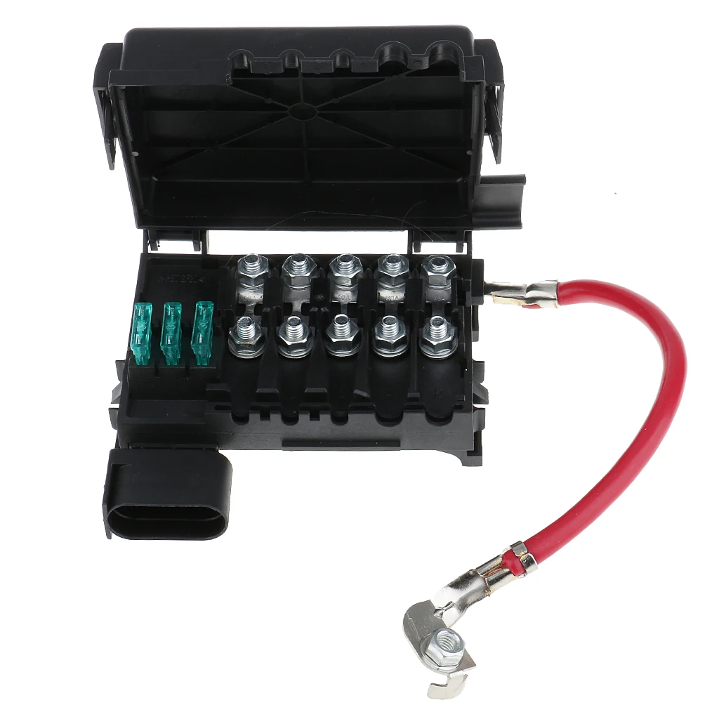 Battery Terminal Fuse Box Holder Distribution Block for VW Jetta Golf MK4