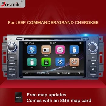 

2 Din Car DVD Multimedia Player For Jeep Grand Cherokee Chrysler 300C Dodge Ram Compass Patriot Sebring GPS Navigation AutoRadio