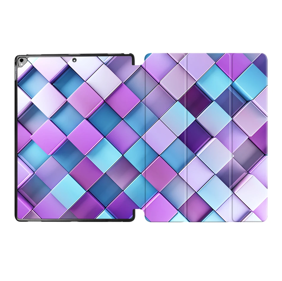 MTT Чехол для iPad Pro 12,9 дюйма геометрический тонкий из искусственной кожи Флип Стенд смарт-чехол Авто Режим сна/пробуждения чехол для планшета A1584 - Цвет: IP11