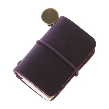 

Portable Portable Leather Travel Book Mini Journal Booklet Handmade Cover With Insert Brochure Creative Accessories Writing For