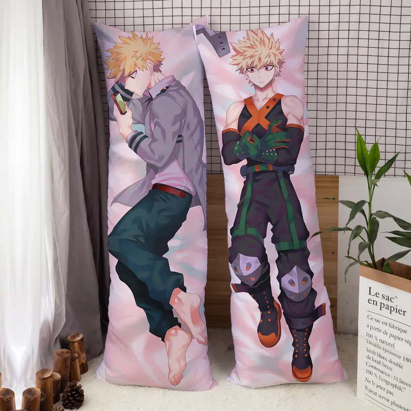 Японское аниме Моя геройская Академия Bakugou Katsuki Dakimakura Todoroki Shoto чехол для подушки