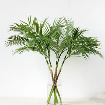 

Artificial Palm Leaf Branch Garden Balcony Home Decorations Wedding Event Party Props Display Simulation Plants