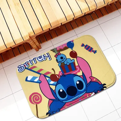 IVYYE Happy stitch индивидуальный коврик с рисунком из аниме украшения для дома ковры мультяшный коврик для спальни коврики для ванной плюшевые коврики