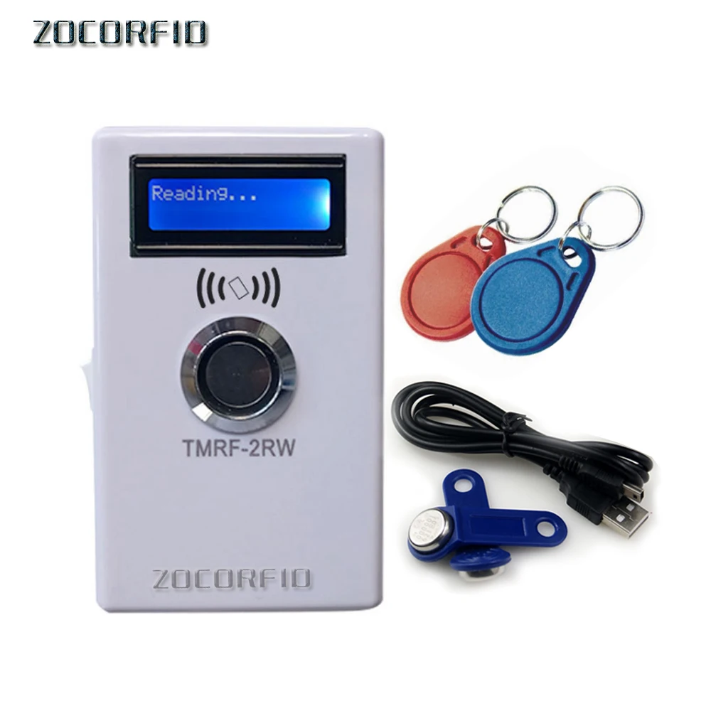 TM iButton программист DS1990A Дубликатор Cloner Копир 125 кГц RFID считыватель писатель + 5 шт